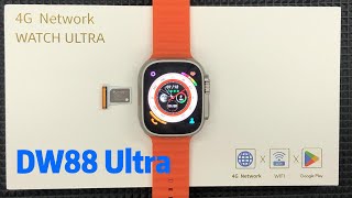 DW88 Ultra 4g Smart WatchGPSWifi464GB [upl. by Oimetra]