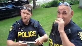 WARRANTLESS ENTRY COPS DEMAND ENTRY INTO HOME id refusal dont answer questions first amendment audit [upl. by Ardiek469]