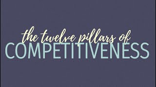 The 12 Pillars of Competitiveness [upl. by Adrien809]