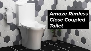 Amaze Rimless Close Coupled Toilets  Toilets in Uk I Royal Bathrooms [upl. by Giannini]