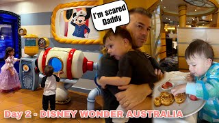 DAY 2 OF OUR DISNEY WONDER CRUISE AUSTRALIA  Thefewstertv [upl. by Eiuqcaj]