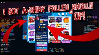 Roblox Pet Catchers I Got A Shiny Secret Fallen Angel OP [upl. by Moncear]