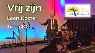 quotVrij zijnquot  voorganger Leen Koster  3 maart 2024  1000 u [upl. by Amabel]