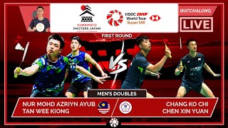 AZRIYNTAN WK 🇲🇾 vs CHANG KCCHEN XY 🇹🇼 LIVE Japan Masters 2024 1st Rd  Darence Chan Watchalong [upl. by Bax207]