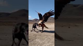 Clash of the Eagle and the K9 DogA Beautiful Clash 🔥 ❤️ [upl. by Innoj]