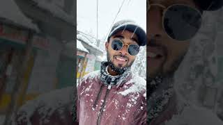 explore manali snowfall reelsindia snowday [upl. by Reivilo]