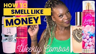 RICH SMELLING WEEKLY FRAGRANCE COMBOS 💰💵💸 [upl. by Adahs909]