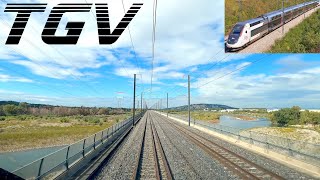 ★ 4K 🇫🇷 NiceVille  ParisGaredeLyon up to 320 Kmh TGV cab ride 102022 [upl. by Ballou704]