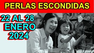 PERLAS ESCONDIDAS de esta semana respuestas CORTAS JOB CAPITULO 3839 22 al 28 ENERO 2024 [upl. by Ennirac]