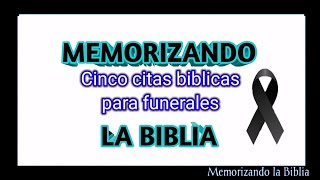 Versículos bíblicos que fortalecen en la muerte ⚰️de un ser querido  citas bíblicas para funerales [upl. by Acacia299]