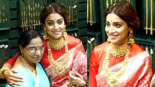 Shriya Saran Inaugurates Kriya Jewellers In Hyderabad  Shriya Saran Latest Video  Daily Culture [upl. by Roderick759]