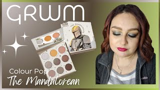 Paleta The Mandalorian • Colourpop  GRWM [upl. by Fabron957]