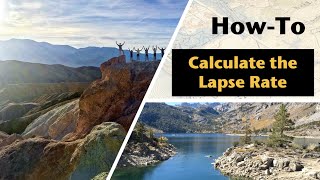 Calculating Lapse Rate  HowTo Geography Videos With Jeremy Patrich [upl. by Fasto]