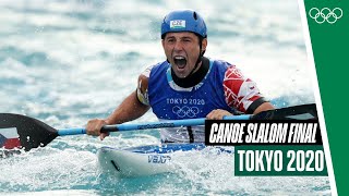 Full Canoe Slalom Mens C1 Final 🥇 🌊  Tokyo 2020 Replays [upl. by Ydnew]