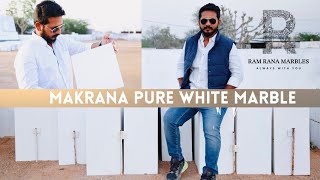 Makrana pure white marble tiles White marble wholesale price Makrana white marble Indian white [upl. by Airret]