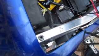 Honda CBR 900RR Fireblade after repair of battery charging problem [upl. by Adnuhser]