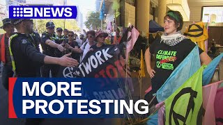 Protesters to take to Flinders Street  9 News Australia [upl. by Dragon]