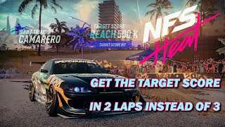 NFS Heat  Drift Trials  Camarero  Get The Target Score in 2 Laps Instead Of 3 [upl. by Vena]