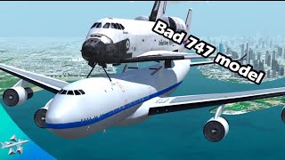 TERRIBLE MOBILE FLIGHT SIMS FlyWings 2018 [upl. by Suckow]