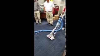 The Rotovac Bonzer high speed carpet cleaning tool in Action [upl. by Ttreve]