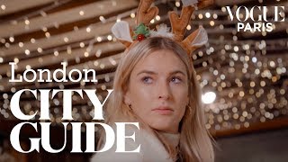 Christmas in London Camille Charrières 7 best addresses  City Guide  Vogue Paris [upl. by Nolrac]