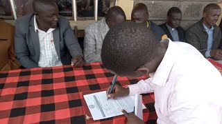 5000 Residents of Kuresoi North sign to impeach Dp Gachagua Hon Mutai Alfred brings the papers [upl. by Bywaters]