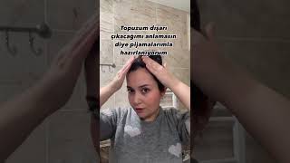 Topuzu tekte yapma taktiği  makeup beauty makyaj hairstyle akım keşfetteyiz [upl. by Anoli]