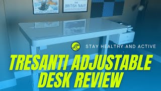 Tresanti 47quot Adjustable Desk Review [upl. by Yracaz]