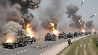 Russias Biggest Loss in History Dozens of RUSSIAN Army Tank Convoys Destroyed by UKRAINE [upl. by Rovert350]