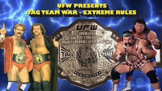 UFW  Los Primos Starr vs Steiner Bros  Extreme Rules wwe2k24 wwc iwapr nwawrestling [upl. by Ario]