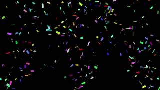 Confetti Cannon V2 4K 60fps with matte [upl. by Urquhart564]