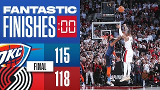 Final 215 EPIC ENDING Thunder vs Trail Blazers Playoffs 2019 ⌚👋 [upl. by Aihtenak]