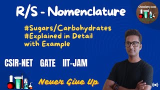 AlChemistry  CSIRUGCNET  GATE  IITJAM  RSNomenclature  Sugars  Carbohydrate  Short Trick [upl. by Desai]