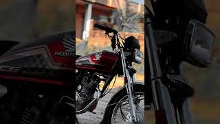 CG 125 Honda 2024 model self start red colour 🍒 white silencer short shorts viral videotrending [upl. by Elleahcim336]