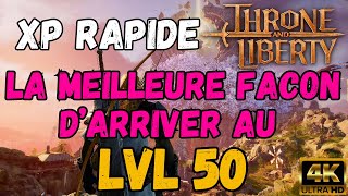 Monter lvl 50 en 5h cest faisable THRONE AND LIBERTY [upl. by Annahoj]