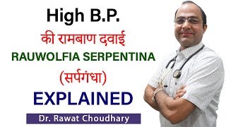 Rauwolfia Serpentina Q Explained  Homeopathic Medicine for High BP  High Blood Pressure [upl. by Ylrbmik808]