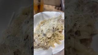 First Time Vapiano🍝 pasta garlicbread cheese food foodreview shorts funny [upl. by Rambert]