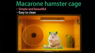 DIY Hamster Cage How to Build a Simple and Practical Home for Your Pet [upl. by Yrelav145]