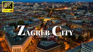 Zagreb Croatia 🇭🇷 in 4K ULTRA HD 60FPS Video by Drone [upl. by Tekla]