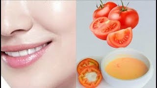 TOMATE 🍅 para Blanquear la Piel en 15 Minutos 😱 Facial de Tomate para Eliminar las Manchas Oscuras [upl. by Porter]