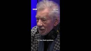 Ian McKellen updates us on the recent fall offstage [upl. by Codee]