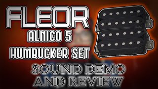 FLEOR Alnico 5 Humbucker Set  Demo and Review [upl. by Jennette]