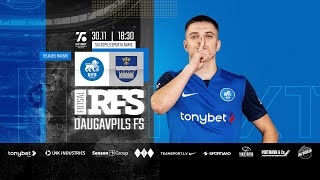 RFS FUTSAL 60 DAUGAVPILS FS  SPĒLES IERAKSTS  TELPU FUTBOLA VIRSLĪGA [upl. by Madda]