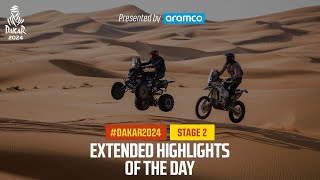 Extended highlights of Stage 2 presented by Aramco  Dakar2024 [upl. by Anawaj]