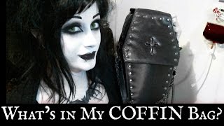 Whats In My COFFIN Bag  Black Friday [upl. by Inesita]