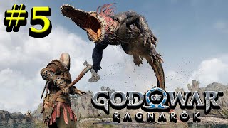 FIGHT WITH DRAGONS  DREKIBOSS FIGHT  GOD OF WAR RAGNAROK GAMEPLAY 5 [upl. by Irrep432]