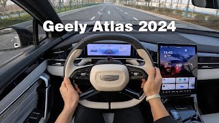 Geely Atlas 2024 218 HP – Visual Review amp First Driving Impressions [upl. by Ema]