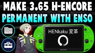 PS Vita Install ENSO On 365 Permanent Custom Firmware [upl. by Lamprey810]