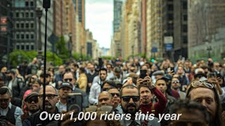 2024 Distinguished Gentlemans Ride  New York City  Massive Turnout of Riders [upl. by Abel]