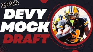 Devy Mock Draft All Devy Classes Included  Dynasty Fantasy Football 2024 [upl. by Berthold]